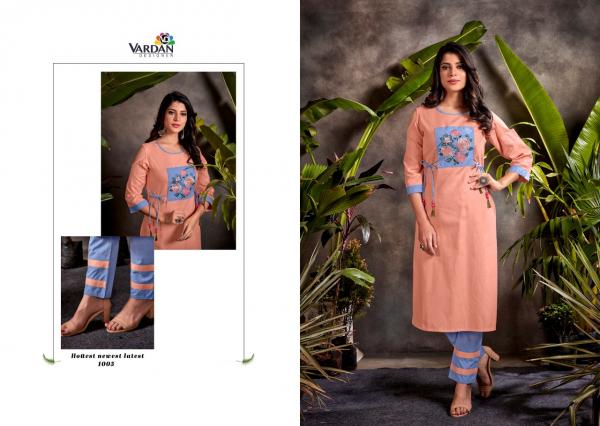 Vardan Spark 5 Exclusive Silk Kurti With Pant Catalog